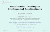 Automated Testing of Multimodal Applications