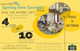 SPRING INTO SAVINGS PRIVATE LETTER
