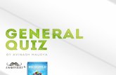 General quiz LNMIIT Quizzinga 2012