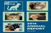 Toronto Cat Rescue - Annual Report 2014