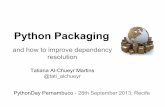 Python packaging and dependency resolution