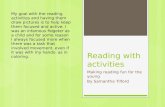 Reading with activities