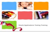 Oracle apps testing training | oracle application testing training | oracle application testing suite training