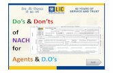 LIC NACH FORM - GUIDELINES TO FILL THE FORM