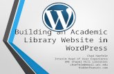 Building an Academic Library Website in WordPress