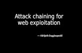 Attack chaining for web exploitation