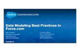 Data Modeling Best Practices in Force.com