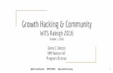 Wits2016   community and growth hacking
