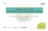 Joining the Team: Covering Your Board Bases (CBCA)