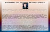 Paul Chehade - How We Can End The Poverty In America