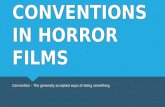 Conventions in Horror Films