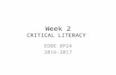 Week 2   critical literacy 2016