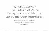 Wheres Jarvis? The future of Voice Recognition and Natural Language User Interfaces.