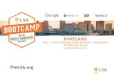 LSA Bootcamp Portland: Welcome & Opening Remarks