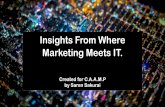 Insights From Where Marketing Meets IT