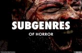 Subgenres of Horror