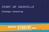 Sackville start up week presentation