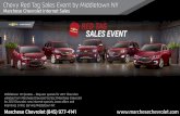 Chevy red tag sales event by middletown ny