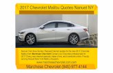 2017 Chevrolet Malibu Quotes Nanuet NY