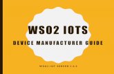WSO2 IoTS Device Manufacturer Guide