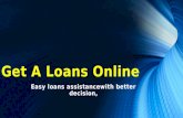 Get a loans online