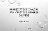 Appreciative Inquiry for Creative Problem Solving