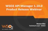 WSO2 Product Release Webinar: WSO2 API Manager 1.10