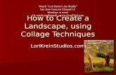 Tv #4 How To Create A Collage Landscape