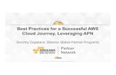 Best Practices for a Successful AWS Cloud Journey, Leveraging APN