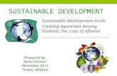 Anisa Vrenozi Sustainable Development Project