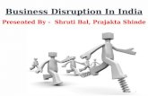 Business disruptions in India