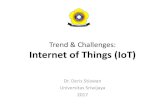 Trend & challenges Internet of Things