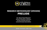 1. Prelude +  Introduction to Research Methodology