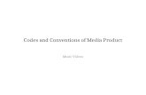 Codes and conventions of media product