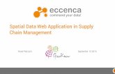 Spatial data web application in Suppliy Chain Management