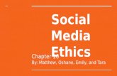 Social media ethics  chapter 10