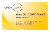 Open SUNY COTE Summit 2016 remarks