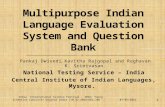 Multipurpose Indian Language Evaluation System and Oquestion Bank