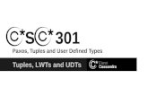 C*SC301 - Paxos, Tuples and UDTs