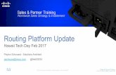 Hawaii Tech Day - Routing Platform Update