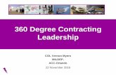 360 Degree Contracting Leadership