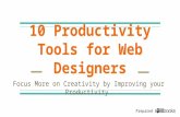 10 Productivity tools for web designers