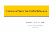 Sustaining Population Health Outcomes