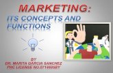Lesson plan in Marketing: its Concepts and Functions