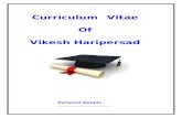 Vikesh CV - Updated July 2013