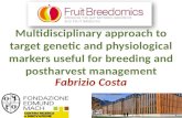 Fruit breedomics workshop wp6 multidisciplinary approach to target fabrizio costa