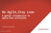 Agile/Lean Induction