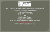 Overview of consumer protection and financial issues in kenya by daniel asher cuts, arc nairobi