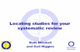 Locating studies for your Systematic review