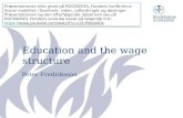 Education and the wage structure
